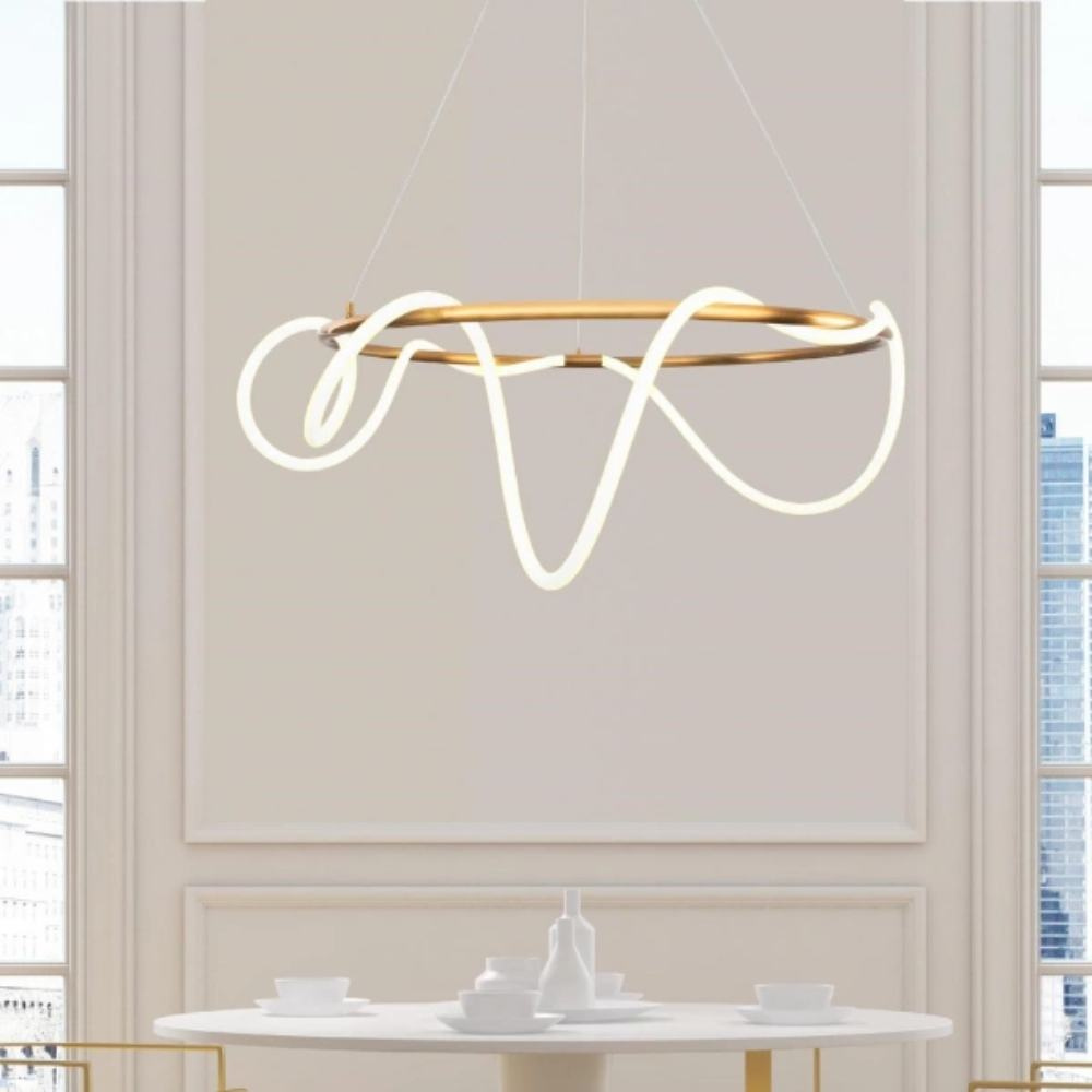 Arella Gold • Кружен Висечки Лустер 100W - Image 3