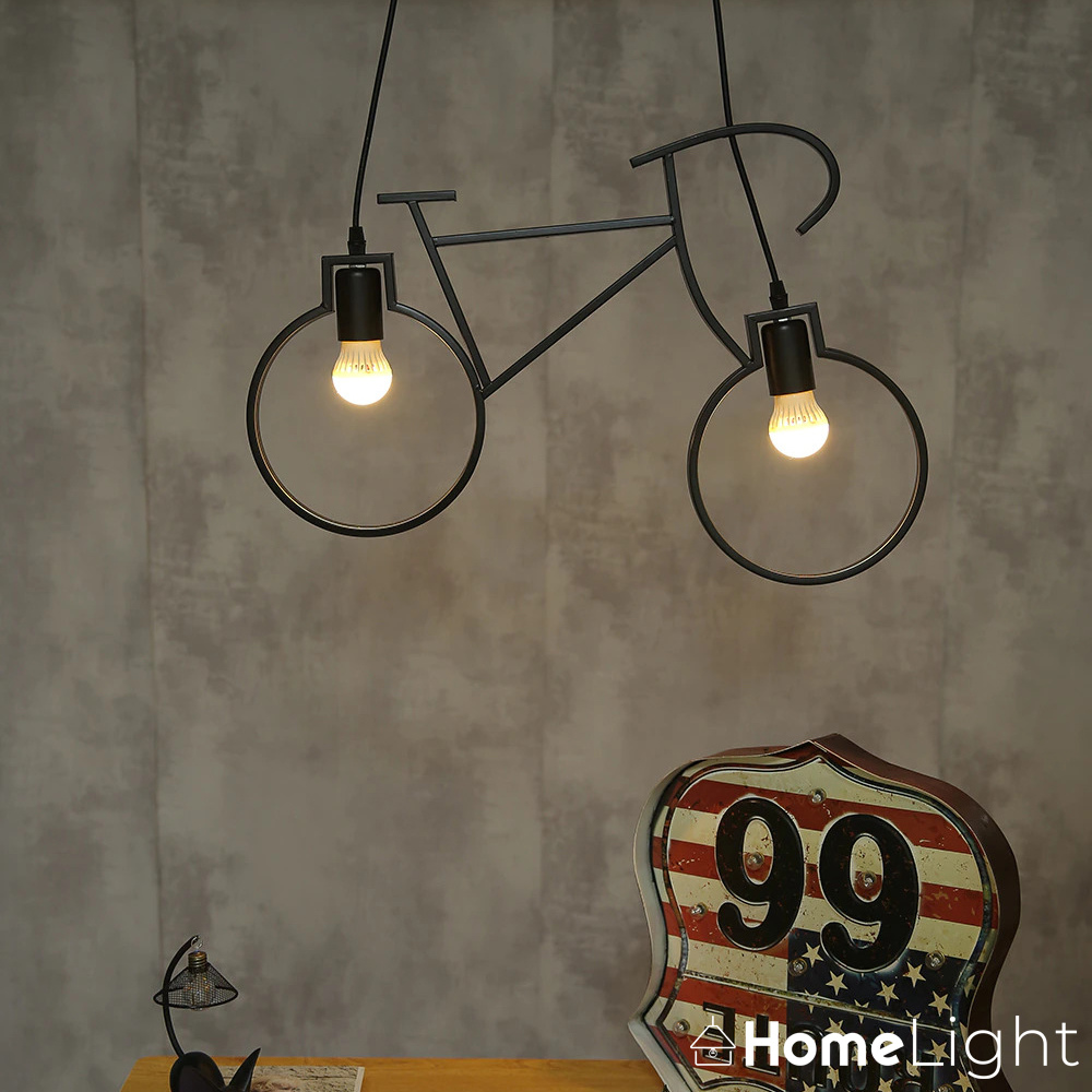 Bike - Лустер црн 2xE27 - Image 2